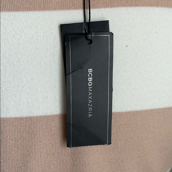 COPY - BCBGMaxazria stretch shift dress cream/tan white - Picture 5 of 9